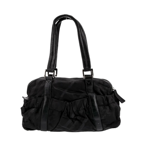 BURBERRY Nylon Check Shoulder Bag - Picture 4 of 16